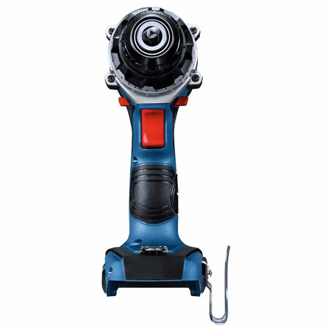 Front view of GSR18V-975CN 18V Brushless Drill Driver Bare Tool With Connected-Ready Compatibility Kickback Control Precision Clutch.