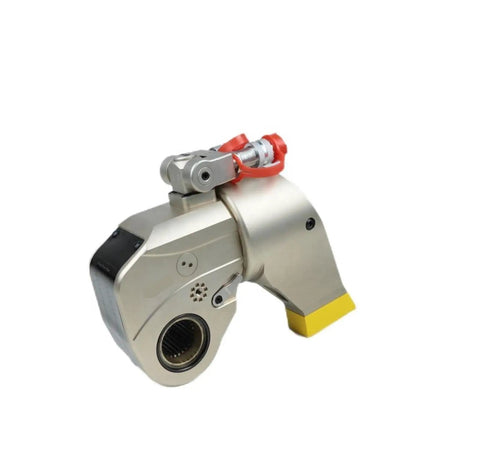 Premium Hydraulic Torque Wrench Featuring 183 To 1837 Nm Torque Range And Square Drive, close-up view highlighting rotary return mechanism.