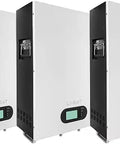 Badass Durability Meets Smart Tech In This 10kWh LiFePO4 Solar Energy Storage Battery, featuring compact design and touchscreen.