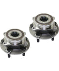Beefed Up Front Wheel Hubs For Mitsubishi Lancer 2008 To 2015 Pair With 5 Lugs And Ball Bearing Five By Four Point Five Inches Bolt Pattern Replacement MR594979