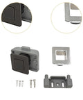 Push Button Lock For Cabinets And RV Campers Drawers, Keyless Door Latch, Durable PP And Metal Construction, 15mm Thick Door Panel Fit