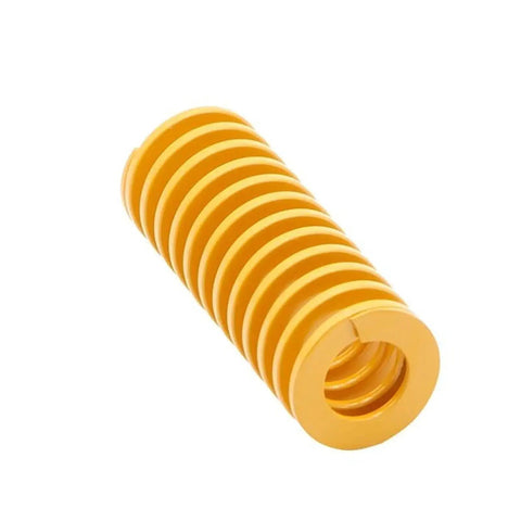 Heavy Duty Compression Die Springs Built Tough For Quick 3D Printer Heat Bed Leveling solid steel wire coils in premium yellow finish
