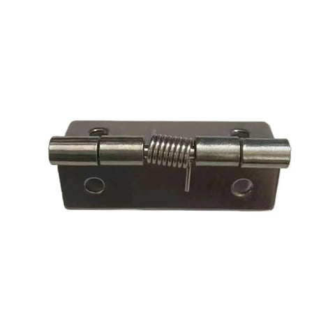 Soft Close Self Closing Spring Hinge Kit For Cabinets In 1 Inch To 2 Inch Sizes, 304 stainless steel, front view of hinge and plate