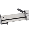 Close-up of the loading mechanism of a Heavy Duty Air Powered Brad Nailer for Woodworking and Carpentry.