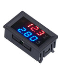 DIY Friendly Voltmeter And Ammeter Panel Meter For PCB Wiring 50A Digital Readout Shows Voltage And Current At A Glance Compact Lightweight