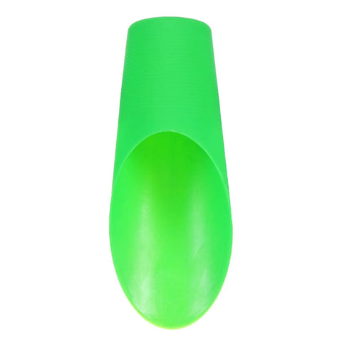 Green plastic scoop resembling Plastic Bonsai Soil Scoop 6.3 Inch By 1.8 Inch White Mini Garden Shovel For Transplanting Cultivation Tool