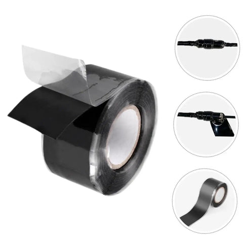Self Adhesive Silicone Tape Leak Repair For Garden Hose And Pipes Quick Weatherproof Sealing Tape For Cars Home And Workshop Use