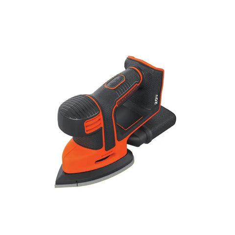 20V Max Mouse Sander Tool Only With Compact Ergonomic Design, Dust Collection system, and Detail Finger Attachment