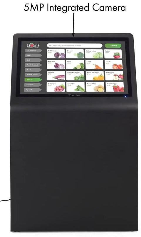 32 Inch Interactive Touchscreen Kiosk Featuring Full HD LCD Panel And Built In 5MP Camera With Slick Ten Point Capacitive Touch for product lookup.