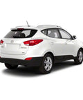 Hyundai SUV rear view with 7 Inch Antenna Mast Replacement installed, focus on Hyundai 7 Inch Antenna Mast Replacement For Santa Fe Tucson