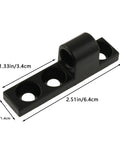 Two Pack Black Zinc Alloy Removable Hinges For Wardrobes Bookcases Wine Cabinets And Door Panels Heavy Duty Built To Last