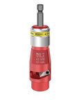 Badass Multifunction Electric Wire Stripper And Crimper Tool Kit Featuring Heat Resistant Aluminum Alloy Construction For Fast Wire Prep Work And Surefire Terminal Crimps, detailed view of crimper head.