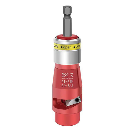 Badass Multifunction Electric Wire Stripper And Crimper Tool Kit Featuring Heat Resistant Aluminum Alloy Construction For Fast Wire Prep Work And Surefire Terminal Crimps, detailed view of crimper head.