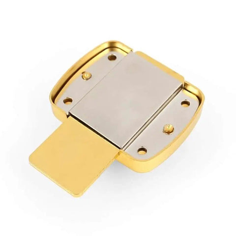 Universal Zinc Alloy Door Latch For Sliding Gates And Heavy Duty Entry Locks Rock Solid Knockout Security Bolt mounted on a white background.