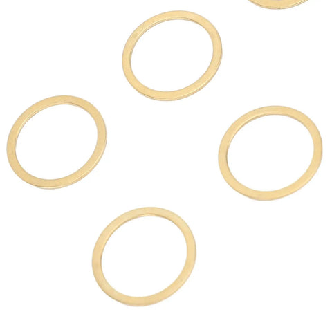 Brass Washer Shear Ring Repair Kit, 6 Piece Set With Low Volatility Brass Washers For High Temperature And Oxidation Prevention, Vacuum Ready, Built To Last, Heavy Duty Pro Grade Kit For VST VSTA SBKA, six brass washers