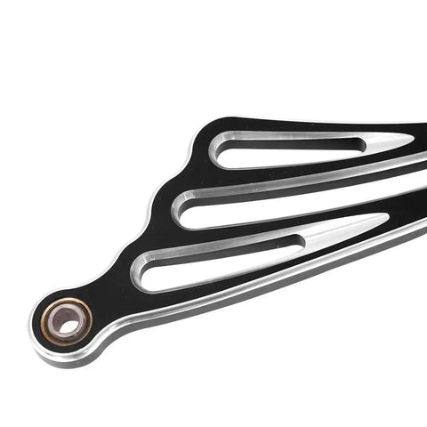 Black CNC Gear Wing Shift Linkage Shifter For Harley Touring Bikes 1980 To 2019 Fits Electra Glide Road Glide Street Glide Road King Softail Dyna Wide Glide Trike, black aluminum linkage