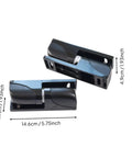 Rock Solid Zinc Alloy Cold Storage Door Hinge Featuring Smooth Lift Assisted Self Closing Pivot Built Tough For Commercial Freezer Rooms And Pro Grade Refrigeration Hardware, showing dimensions 14.6cm x 4.9cm.