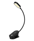 Rechargeable Clip On Book Light With 14 LEDs Eye Care Amber Reading Lamp 9 Color Modes And 9 Brightness Levels Perfect For Reading In Bed Kids