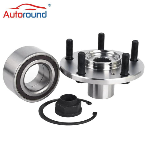 Pair BR930580K Front Wheel Bearing And Hub Assembly For Honda CR V 2002 2006 And Element 2003 2011 Fits 5 Lug 4 Point 5 Bolt Circle