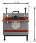 Slick Foldable Benchtop Trim Router Table With Adjustable Height Stand And Portable Workshop Station For Woodworking Hobbyists, dimensions 18.5x27 inches.