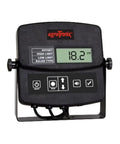 Multi Sensor Baler Mounted Hay Moisture Tester With Readings From Left Right And Through Bale, Big LCD Display For Day Or Night, Updates Every 2 To 3 Seconds, Settable High And Low Moisture Limits, On Farm Pro Grade Tech, black cab-mounted unit