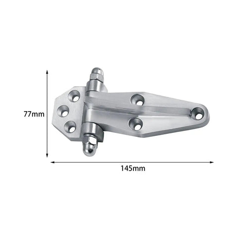 Heavy Duty Refrigerator Door Hinge Replacement Fridge Steel Hardware for smooth daily opening, 145mm long, 77mm wide.