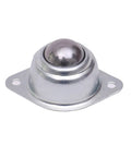 Three Quarters Of An Inch Roller Ball Transfer Bearings Set Of Eight For Smooth Material Handling with chrome finish and mount holes