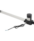 Heavy Duty 12V DC Linear Actuator Delivering 6000N Force And 500Mm Stroke mounted with a motor, featuring adjustable length for versatile use.