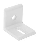 Single piece from 10 Pack Right Angle Corner Brackets Aluminum L Shaped Braces Heavy Duty Fasteners For Strong Furniture Support And Industrial Connections
