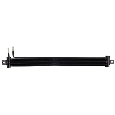 Heavy Duty Transmission Oil Cooler For Hyundai Entourage 3.8 Or Kia Sedona 2007-2014 3.5L 3.8L Engine Keeps It Cool And Runs Smooth Like A Charm No Issues At All. black aluminum cooler with inlet and outlet tubes