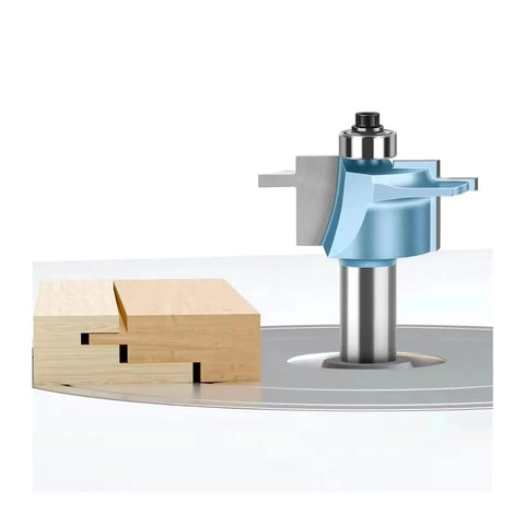 Kick Your Woodworking Game Up With This 1/2 Inch Mortise And Tenon Router Bit, Boasting A Bearing Guide For Flawless Edge Trimming, Flush Cutting, And Precision Joinery On Any Furniture Or Cabinet Project You Got Going Today.