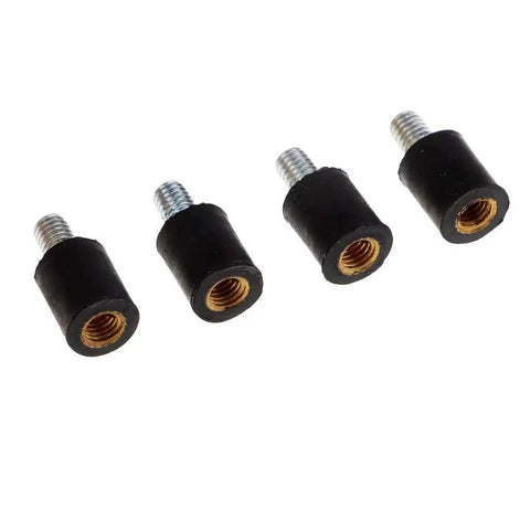 Four M3 Anti Vibration Stand Off Spacers For CC3D F4 F7 Controller with metal rubber mounts