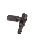 Workhorse Heavy Duty T25 Torx Security Bits 12 Piece Pack showing two brown coated bits made of S2 steel.