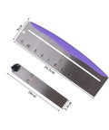 Cake Scraper And Leveling Tool Set Stainless Steel With PP Handle Adjustable Frosting Spatula Pro Grade With Measurement Markings
