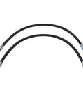 2 Pack Excavator Diverter Valve Hoses With Quick Connects One Quarter Inch Interface M14 Rubber Hoses Rated 60 MPa 8702 PSI