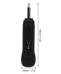 Fabater Preset Torque Wrench 0.2-1.2 Nm Range With S2 Bit Set, black 160mm long, 43mm wide, designed for precision in electronics and bike repairs.