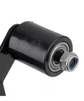 Heavy Duty Chain Tensioner Spring Roller Slider Guide Adjuster Pulley Kit For 110cc 125cc 300cc Atv Quad Bike Worn Assembly Replacement Durable Steel Brake Gear close-up black roller with steel bracket