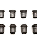 Bulletproof Suspension Kit With Premium Steering Tie Rod Ends For Front Left Right Upper Lower Positions Includes Cotter Pins Grease Boots And Zerk Fittings For A Smooth Roll On Your Favorite Rig, featuring eight suspension bushings.