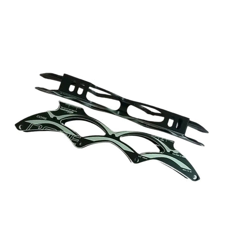 Inline Skate Frame Replacement Two Piece Alloy Frames For 4x110 Wheels Parts Maintenance And Upgrade Shred Ready Durable Aluminum Alloy Construction For Tough Smooth Reliable Riding