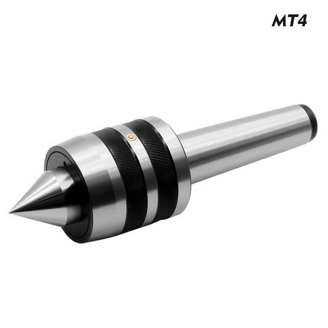 Heavy Duty MT4 Morse Taper Live Center With Triple Bearings For Lathe And CNC Machines, Precise High Hardness Steel Center