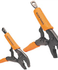 Locking Pliers Set With 7 Inch And 10 Inch Curved Jaw Pliers Quick Release Handles Pinch Free Design Beefy High Torque Grip