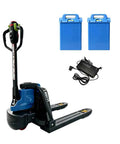 Heavy Duty 4400 Lb Full Electric Pallet Jack Truck With 48V Lithium Battery, two batteries and charger included.