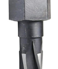 Close-up of Heavy Duty Bridge Reamer Drill Bit Set For Metal M2 HSS with car tapered alignment bits visible
