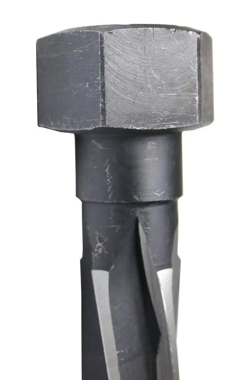 Close-up of Heavy Duty Bridge Reamer Drill Bit Set For Metal M2 HSS with car tapered alignment bits visible