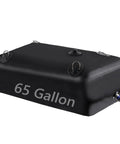 65 Gallon Foldable Water Storage Bladder For Camping Gear And Emergency Prep With Three Quarter Inch Spigot On Black Tank