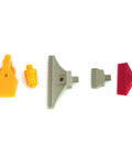 Five Piece Wind Jet Air Nozzle Set For High Power Airflow With Flat Fan Spray Nozzles And Water Cooling Spray ABS Plastic Nozzles