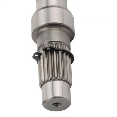Heavy Duty Short Output Shaft For GY6 125Cc 150Cc ATV Scooter Go Kart Engine Replacement showing 19 spline drive and high carbon steel.
