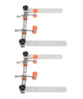 Drawer Slide Installation Tool Set With Magnetic Quick Fix System for Easy Track Positioning and Stainless Steel Center Axles