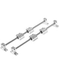High Precision Linear Guide Rail Kit With 10mm Optical Axis Shaft And SCS10UU Bearing Blocks Perfect For Crazy Smooth 3D Printers And CNC Machines Featuring Zero Stick Slip Motion And Rock Solid Stability In A Complete Set, 10mm steel rail set