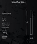 Specifications of Premium Joint Reinforcement Glue Pen For Action Figures And Scale Models 149mm long, 18.5mm diameter.